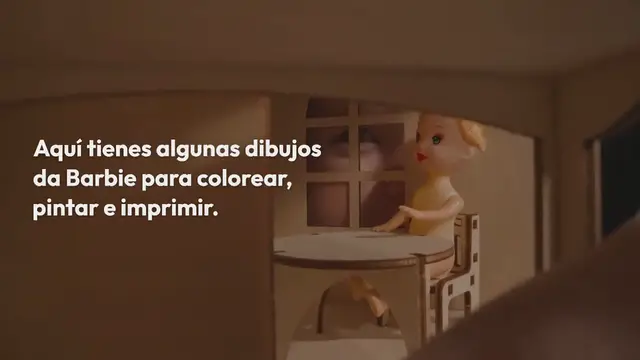 Video thumbnail for Dibujos de Barbie Sirena para colorear