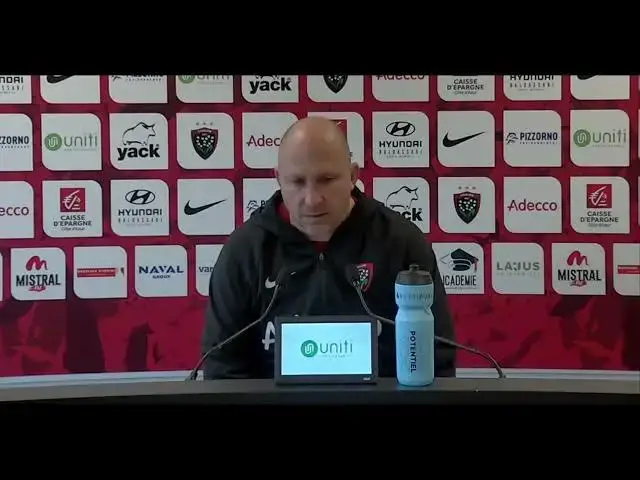 Video thumbnail for Pierre Mignoni (RCT) : "Il faut se reconnecter, basculer sur ce match et être connecté ensemble."