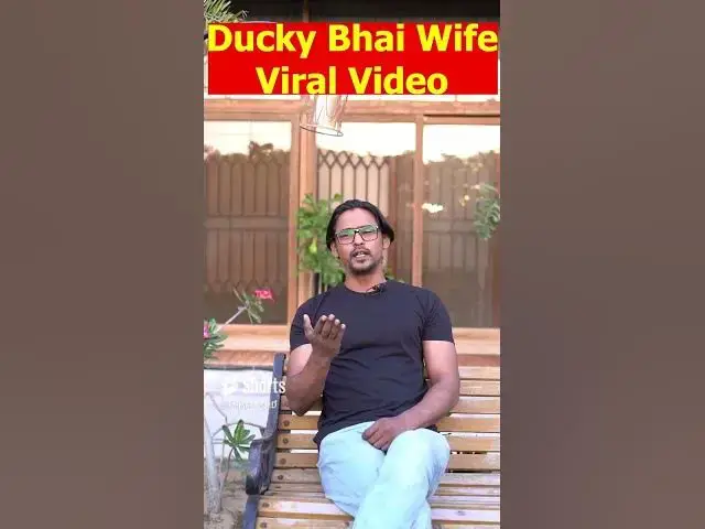 'Video thumbnail for Ducky Bhai Wife Viral Video | Aroob Jatoi Viral Video Leak | Ducky Bhai Wife Video Kisne Viral Ki'