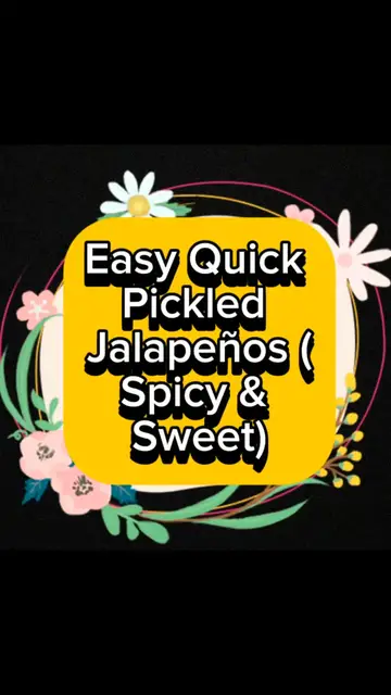 Video thumbnail for Easy Quick Pickled Jalapeños (Spicy & Sweet)