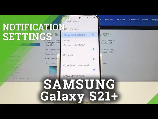 'Video thumbnail for Customize Notifications - SAMSUNG Galaxy S21+ & Notification Settings'