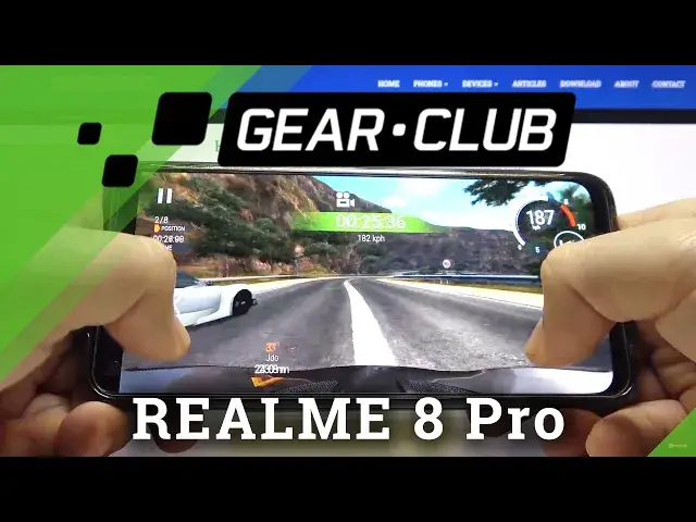 'Video thumbnail for Gear Club Gameplay on REALME 8 Pro - Test Gaming Experience'