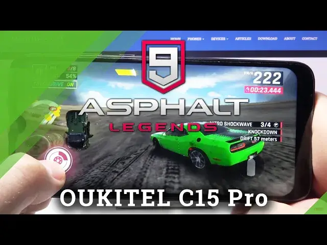 'Video thumbnail for Asphalt 9 on OUKITEL C15 Pro - Performance Check-Up'