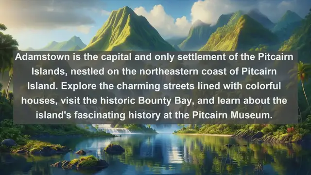 Video thumbnail for Exploring Paradise: Top 10 Beautiful Cities in Pitcairn Islands
