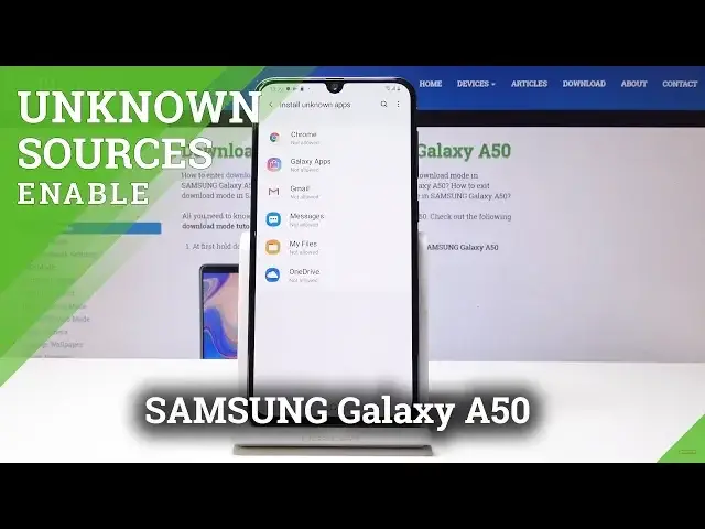 'Video thumbnail for How to Enable Unknown Sources in SAMSUNG Galaxy A50 - Allow App Installation'