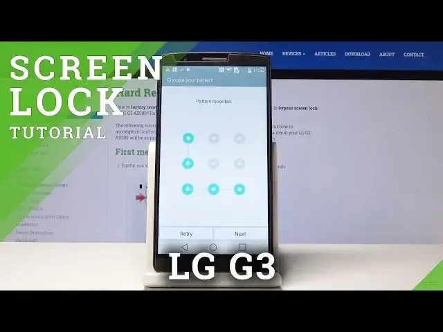 Video thumbnail for How to Add Screen Protection in LG G3 - Add Lock Screen