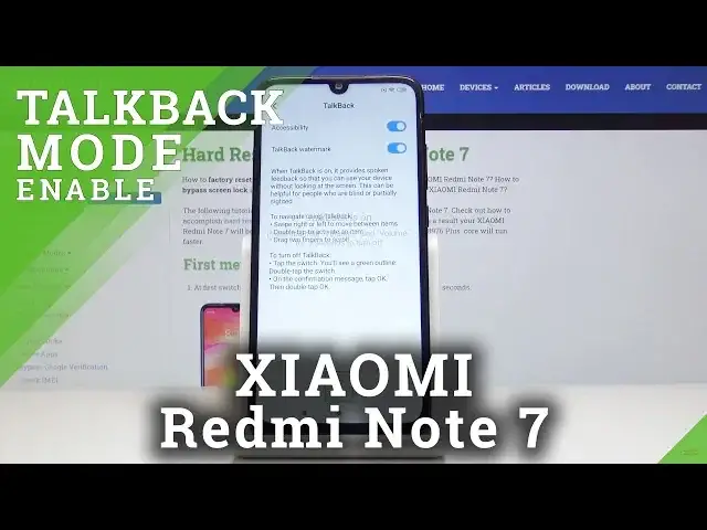 'Video thumbnail for Activating TalkBack in Xiaomi Redmi Note 7 – Turning On / Off TalkBack'