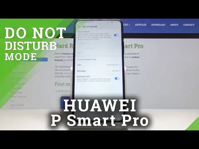 Video thumbnail for How to Set Up Do Not Disturb in HUAWEI P Smart Pro - Silent Mode