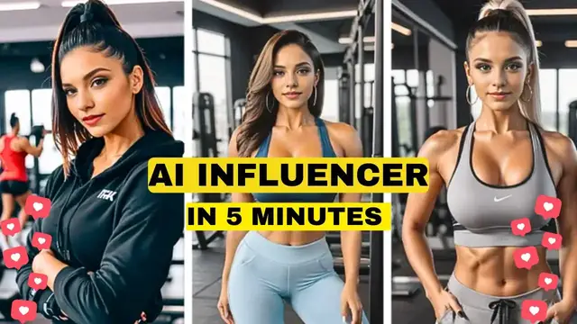 'Video thumbnail for CREATE Realistic AI Influencer 100% Free ｜ AI Influencer Tutorial'