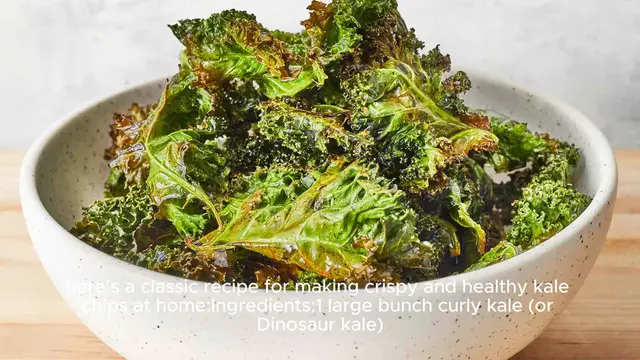 Video thumbnail for Kale chips recipe