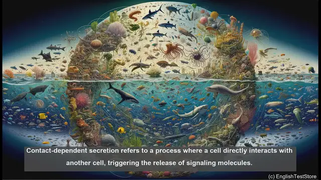 Video thumbnail for Contact dependent secretion in biology