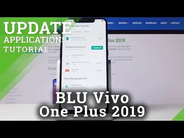 Video thumbnail for How to Update Apps on BLU Vivo 2019 One Plus 2019 – New Apps Version