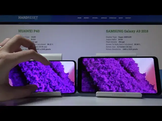 Video thumbnail for Display Comparison of Samsung Galaxy A9 2018 vs Huawei P40 - Screen Effects Checkup