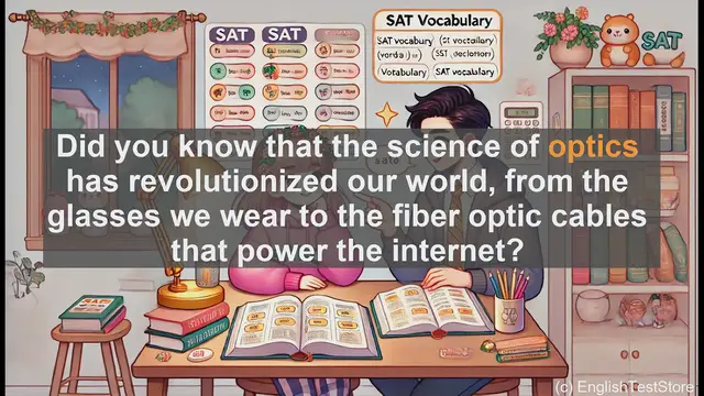Video thumbnail for 5000 Must Know SAT Vocabulary - Optics: From Science to Perception - SAT Vocabulary Boost