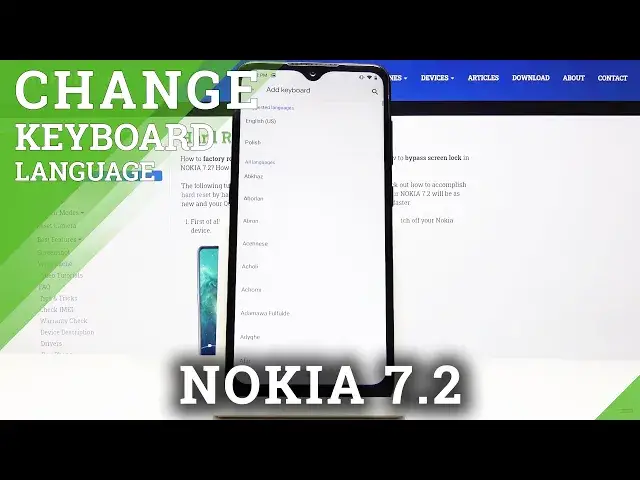 'Video thumbnail for How to Change Keyboard Language in NOKIA 7.2 – Keyboard Dictionary'