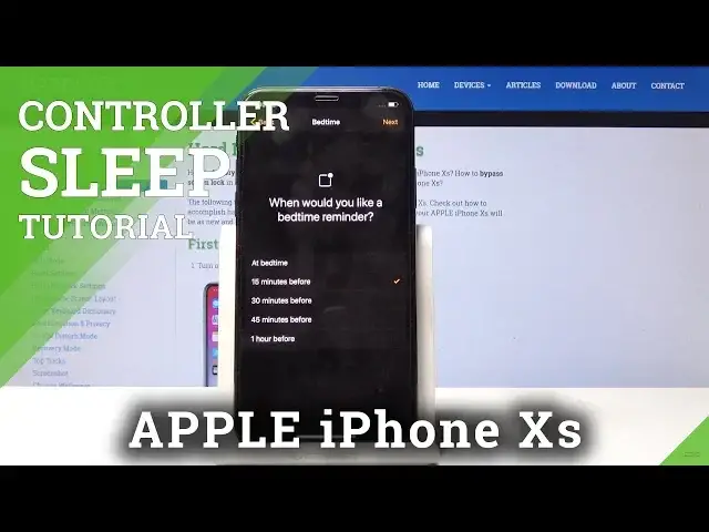 'Video thumbnail for How to use Bedtime Application in iPhone Xs - Sleep Controller'