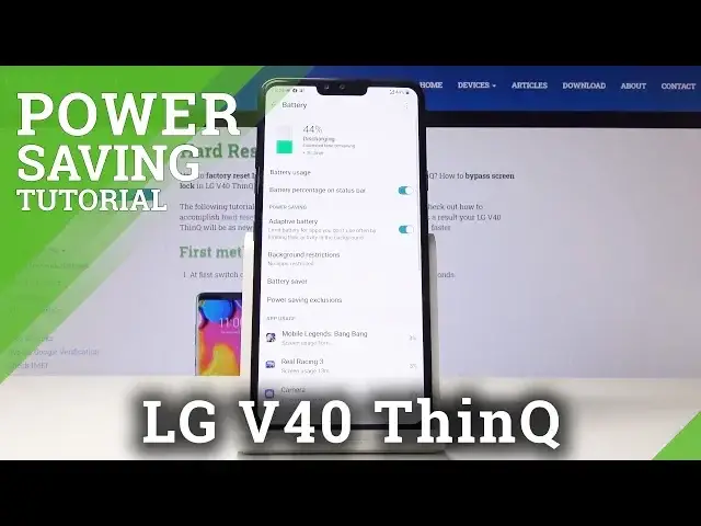 'Video thumbnail for How to Show Battery Percentage in LG V40 ThinQ – Battery Level'