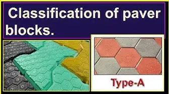 Video thumbnail for Classification of paver blocks./ Types of paver blocks.