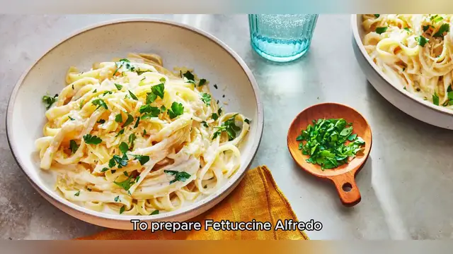 Video thumbnail for Fettuccine Alfredo recipe