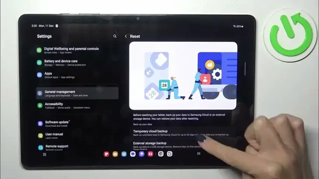 Video thumbnail for How To Reset Network Settings In Samsung Galaxy Tab A9+