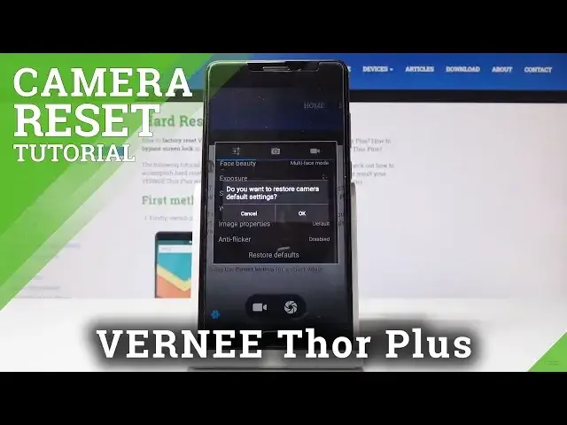 Video thumbnail for Reset Camera Setting in VERNEE Thor Plus - Restore Camera Default