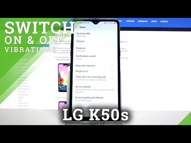 'Video thumbnail for How to Change Vibration Settings in LG K50S – Vibration Adjustment'