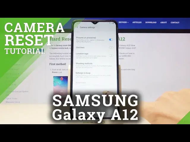 'Video thumbnail for How to Reset Camera Settings in SAMSUNG Galaxy A12 – Camera Manufacturer Configuration'