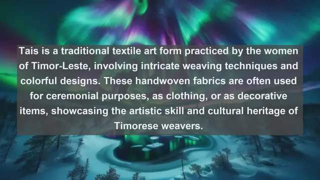 Video thumbnail for Unveiling Timor-Leste's Artistic Treasures: Top 10 Masterpieces Explored