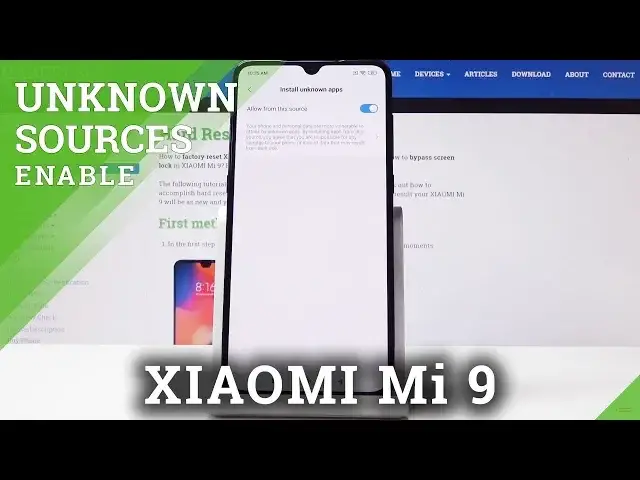 'Video thumbnail for Unknown Sources in XIAOMI Mi 9 - Allow App Installation'