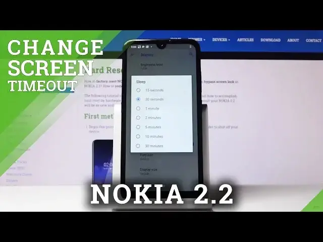 'Video thumbnail for How to Change Screen Timeout in NOKIA 2.2 – Screen Sleep Time'