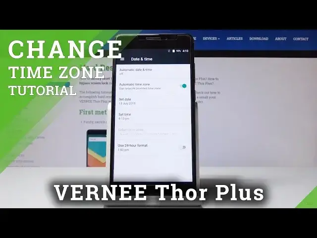 Video thumbnail for Date & Time Settings in VERNEE Thor Plus - Time Zone Update