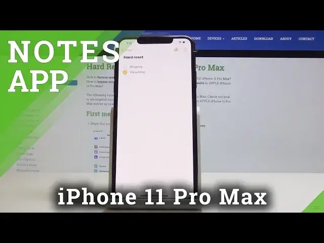 Video thumbnail for How to Create a Note in iPhone 11 Pro Max - Create a Checklist