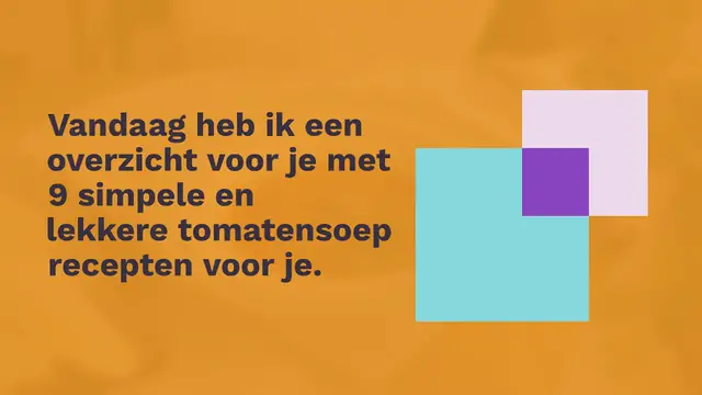 Video thumbnail for 9 SIMPELE EN LEKKERE TOMATENSOEP RECEPTEN