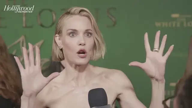 Video thumbnail for Leslie Bibb Spills on Teaming Up with Carrie Coon & Michelle Monaghan in The White Lotus Season 3!