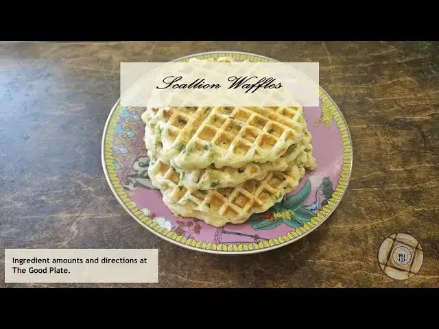 'Video thumbnail for Scallion Waffles'