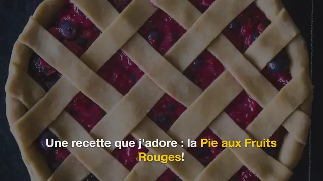 Video thumbnail for PIE AUX FRUITS ROUGES