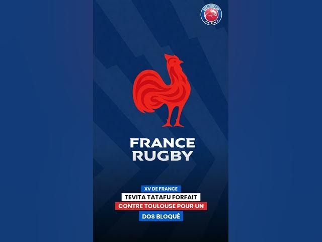 Video thumbnail for XV de France : Tevita Tatafu forfait contre Toulouse pour un dos bloqué