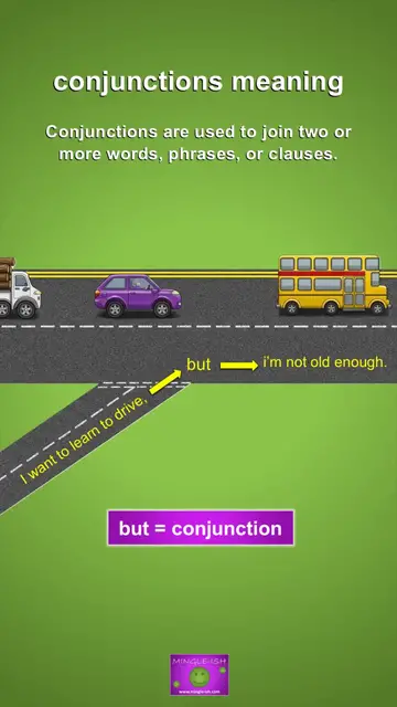 Video thumbnail for Conjunctions in English: Meaning and Types