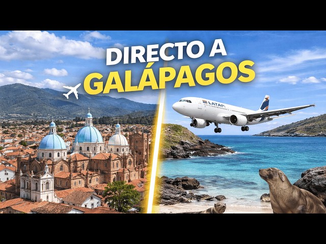 Video thumbnail for ¡HISTÓRICO! ✈️ El primer vuelo directo CUENCA - GALÁPAGOS: Todo sobre la nueva ruta de LATAM