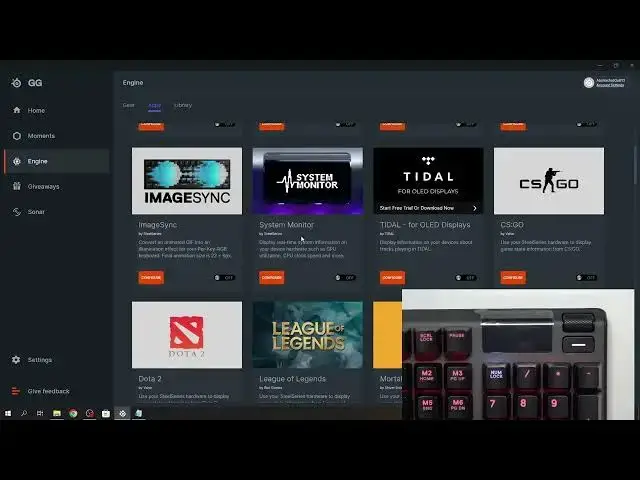 Video thumbnail for How To Display PC Temperature & Parts Usage On Oled For Steelseries Apex 7