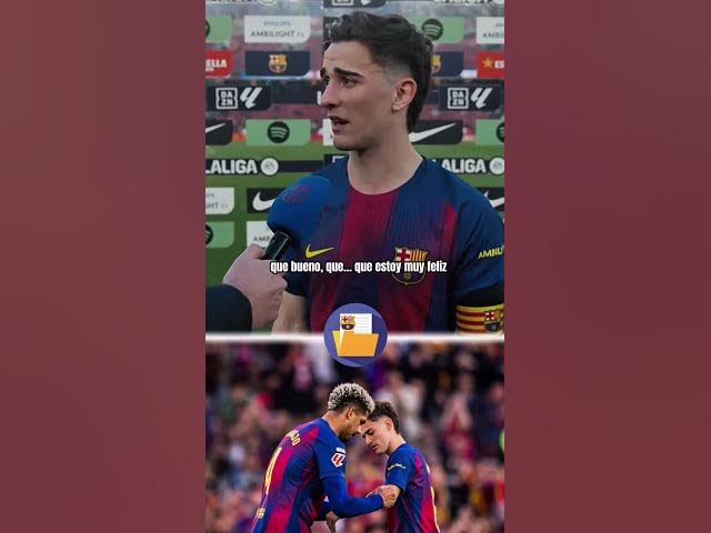 Video thumbnail for Las palabras de Gavi luego de volver a sumar minutos con el Barça 🤩