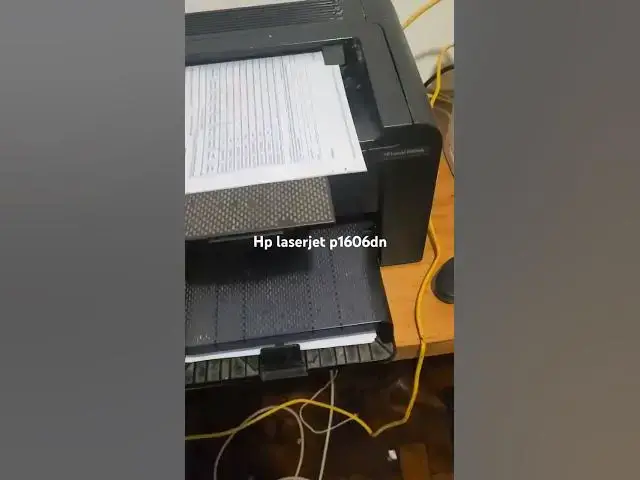 'Video thumbnail for hp laser jet P1606dn'
