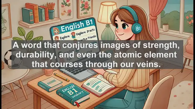 Video thumbnail for 2500 Must Know CEFR B1 Vocabulary - Iron: A Powerful Word in English Language and Life
