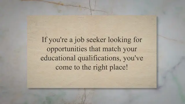 'Video thumbnail for Unlock Your Potential: Explore Job Categories Tailored to Your Qualifications on Jobful.co.za!"'