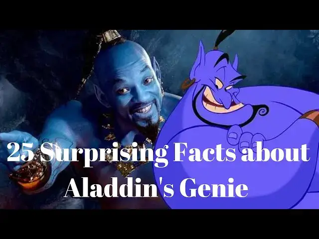 Video thumbnail for 25 Surprising Facts about Aladdin's Genie !!!!