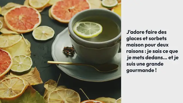 Video thumbnail for Sorbet au thé vert et citron