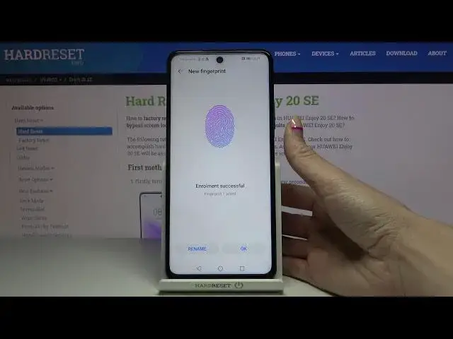 Video thumbnail for How to Add Fingerprint in HUAWEI Enjoy 20 SE – Find Fingerprint Options