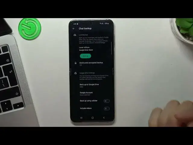 Video thumbnail for How to Back Up WhatsApp Chats & Data to Google Drive on SAMSUNG Galaxy Z Flip5 - Cloud Backup
