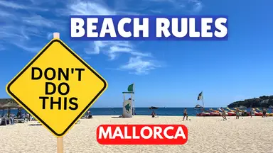 'Video thumbnail for Mallorca Beach Rules | DON'T DO THIS'