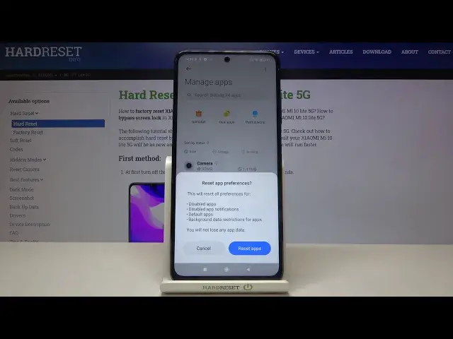 Video thumbnail for How to Reset App Preferences in XIAOMI Mi 10T Lite 5G – Restore App Defaults
